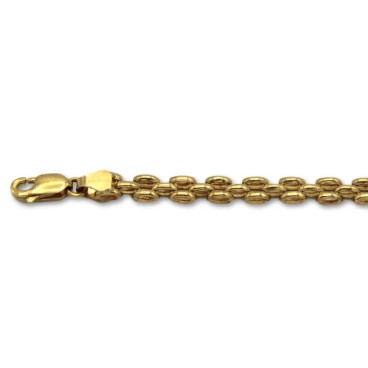 Esclava de oro con pulsera panther clásico