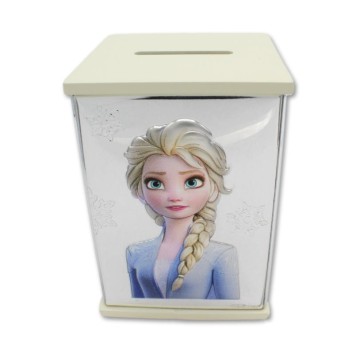 Hucha Frozen Elsa blanca