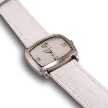 Reloj en acero y piel para mujer Thermidor