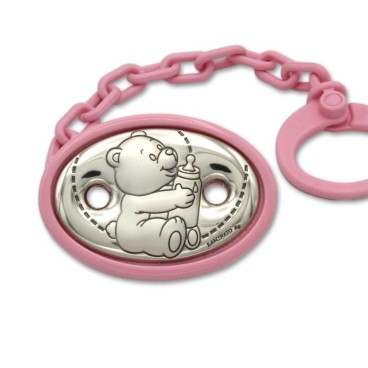Pinza para chupete de oso con biberon