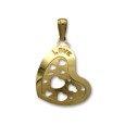 Colgante de oro corazon LOVE Colgante de oro corazon LOVE