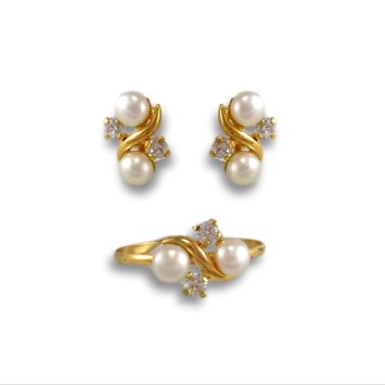 Juego de comunion dos perlas