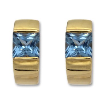 Juego de oro y aguamarina