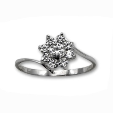 Juego de oro con flor con garras