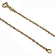 Cadena de oro singapur ultraligera de 0.85 mm largo 40cm Cadena de oro singapur ultraligera de 0.85 mm largo 40cm
