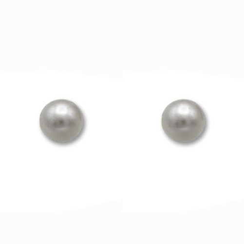 Pendiente de oro con una perla cultivada de 4.5 mm