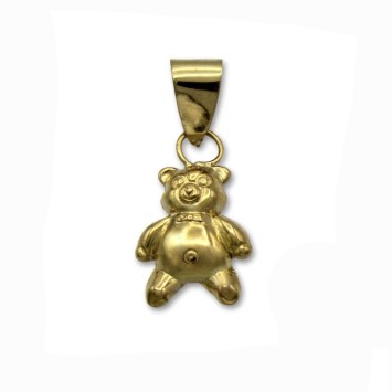 Colgante osito de oro