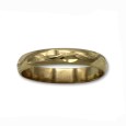 Alianza de oro 18K labrada a mano 3.5 mm Alianza de oro 18K labrada a mano 3.5 mm