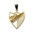 Colgante de oro del Málaga CF calado