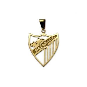 Colgante de oro del Málaga CF calado pequeño