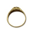 Solitario unisex en oro con circonita seis garras Solitario unisex en oro con circonita seis garras