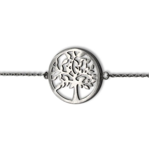 Pulsera de plata del árbol de la vida