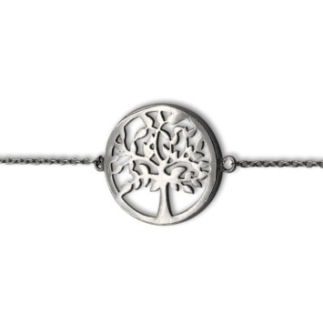 Pulsera de plata del árbol de la vida
