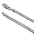 Cadena de plata cubana de 3.20mm