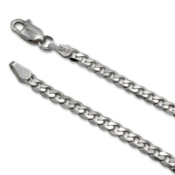 Cadena de plata cubana de 3.20mm