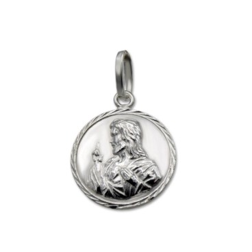 Medalla de plata escapulario 19mm