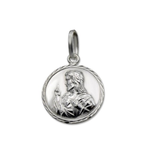 Medalla de plata escapulario 19mm