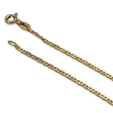 Cadena de oro marina martillada 1.50mm
