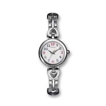 Reloj de acero para mujer Viceroy redondo corazones