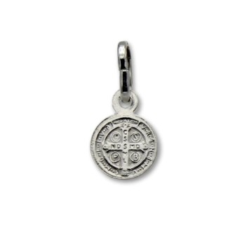 Medallita de plata San Benito