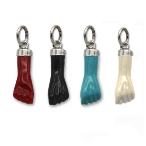 Colgante higa asa de plata