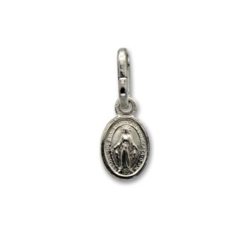 Medallita de plata virgen de la Milagrosa 12x8 mm