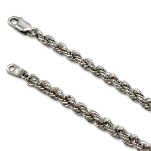 Cadena de plata cordón salomónico 4.25mm macizo