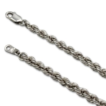 Cadena de plata cordón salomónico 4.25mm macizo