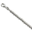 Pulsera de plata de ley de bolas 4 mm