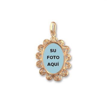 Medalla con foto personalizable