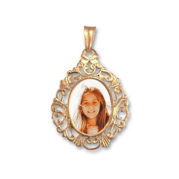 Medalla con foto personalizable