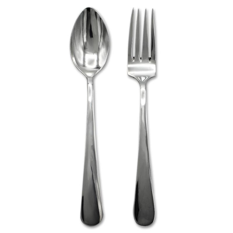 Cubiertos infantil en plata de ley diseño liso