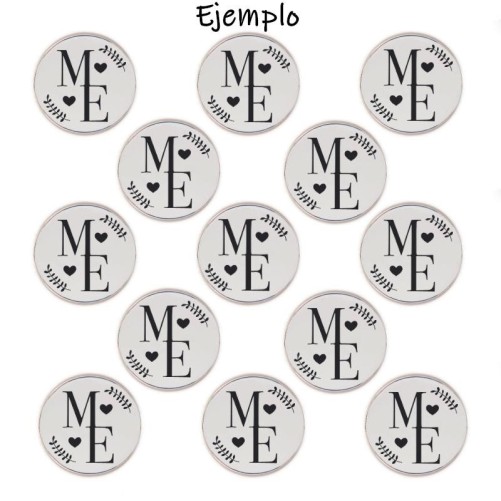 Arras de plata personalizadas