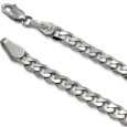 Cadena de plata cubana de 4.75mm