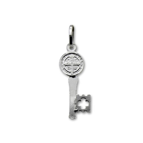 Colgante de plata de la llave de San Benito