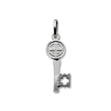 Colgante de plata de la llave de San Benito