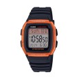 Reloj digital Casio unisex negro y naranja