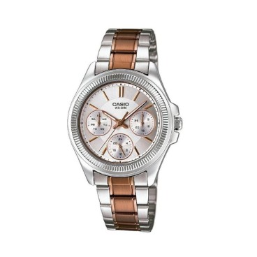 Reloj analógico Casio unisex acero inoxidable