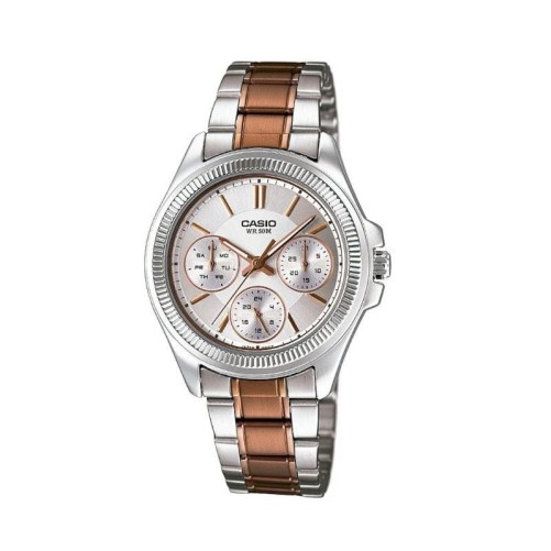 Reloj analógico Casio unisex acero inoxidable