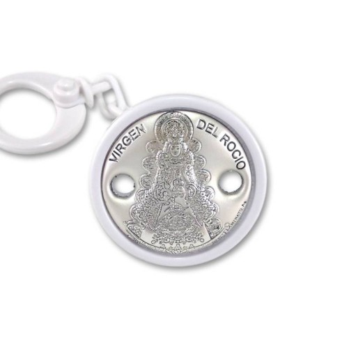 Set de pinza y guarda chupete Virgen del Rocio