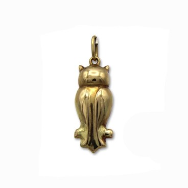 Colgante de oro de un buho