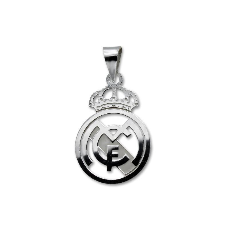 Colgante de plata escudo del Real Madrid CF
