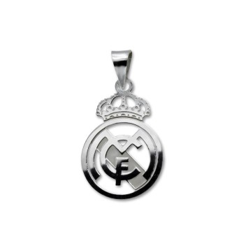 Precioso colgante en plata de ley del escudo del Real Madrid pequeño