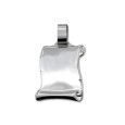 Colgante de plata con forma de pergamino Colgante de plata con forma de pergamino