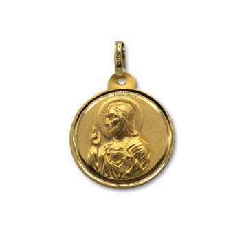 Medalla de oro escapulario mediana