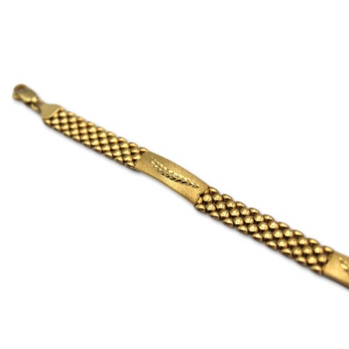 Pulsera panter y media caña