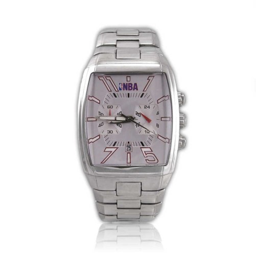 Reloj de acero para caballero NBA