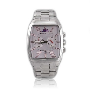 Reloj de acero para caballero NBA