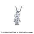 Colgante de plata niño o niña personalizados