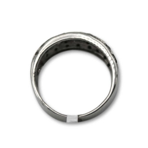 Anillo de plata vieja con marcasitas rombo